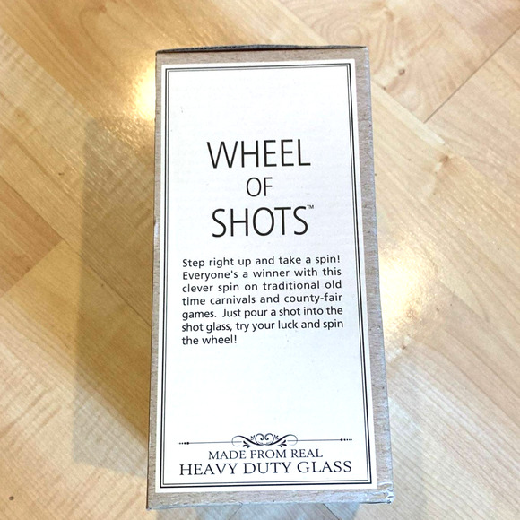 Wheel of Shots - Step Right Up! Take A Shot! Drinking Party Game! - New in Box - Picture 2 of 3